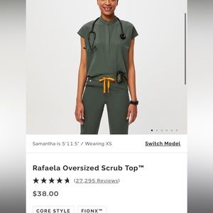 Figs Rafaela scrub top